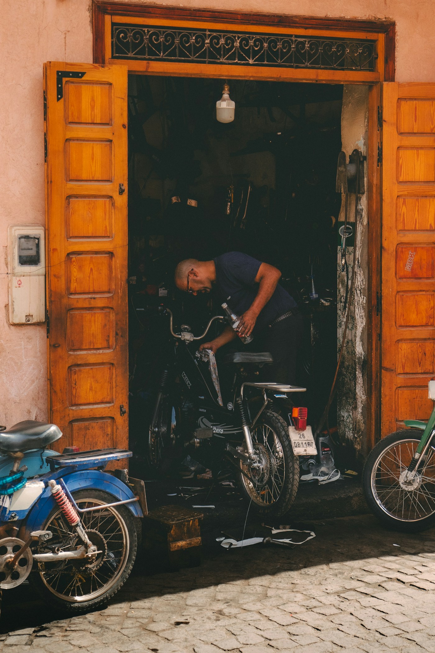 Motor matik dibongkar