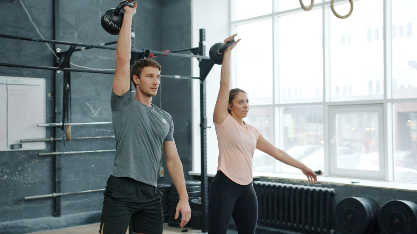 Kettlebell strength block
